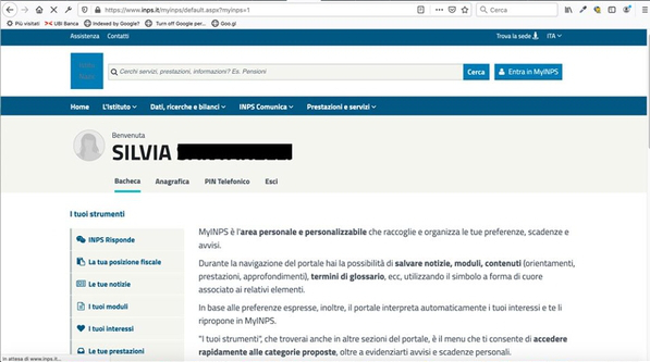 INPSproblema Privacy